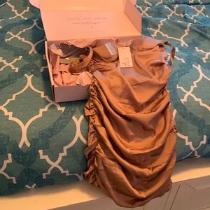 Oh Polly https://www.ohpolly.com/it-girl-ruched-satin-cupped-mini-dress-mocha